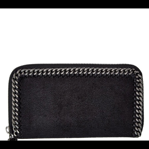 Stella McCartney Handbags - Stella McCartney Falabella Continental Blk Wallet